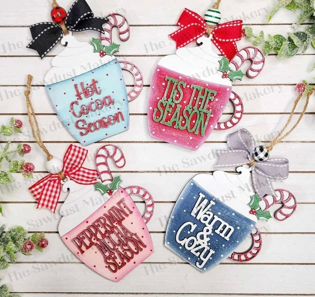 Pop-out ornament party packs