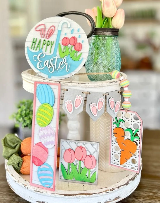 Spring & Easter wood decor painting 3/14/25