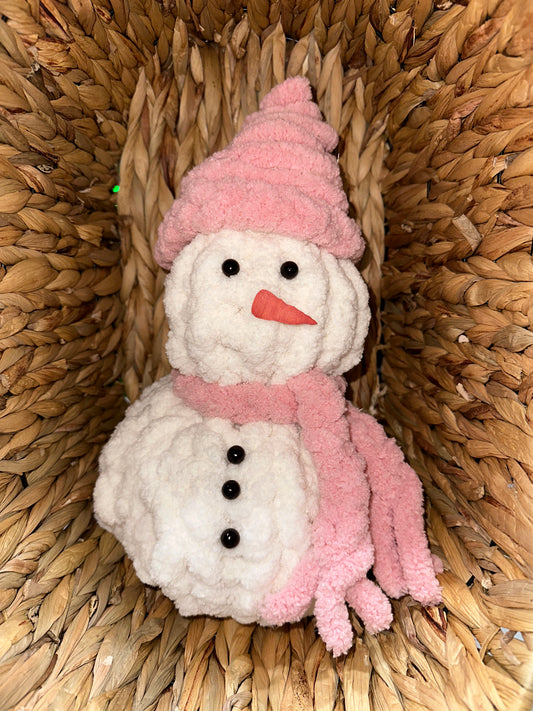 Chunky knit snowmen