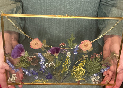 8x10 pressed flower frame at A Gathering Place benefiting Berkeley County Humane Society