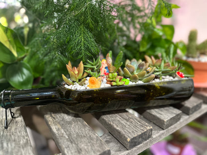 Wine bottle terrariums 9/19/25