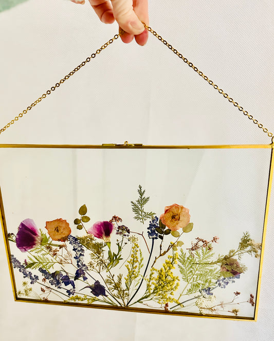 8x10 pressed flower frame at A Gathering Place benefiting Berkeley County Humane Society