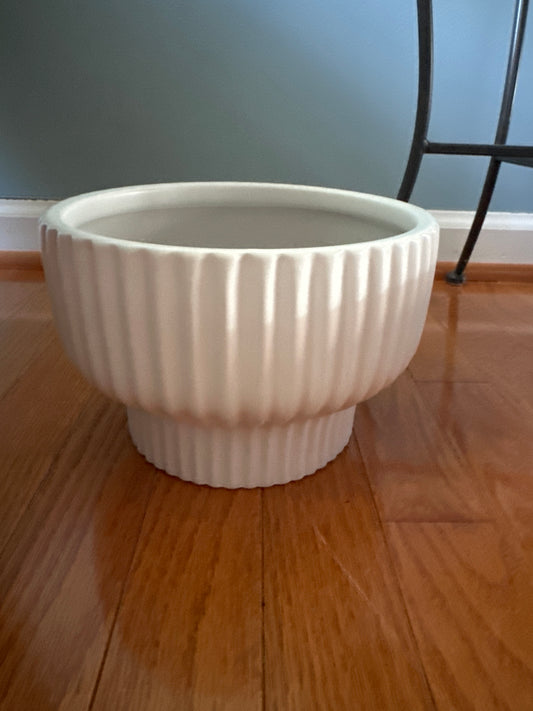 8” ceramic cup planter