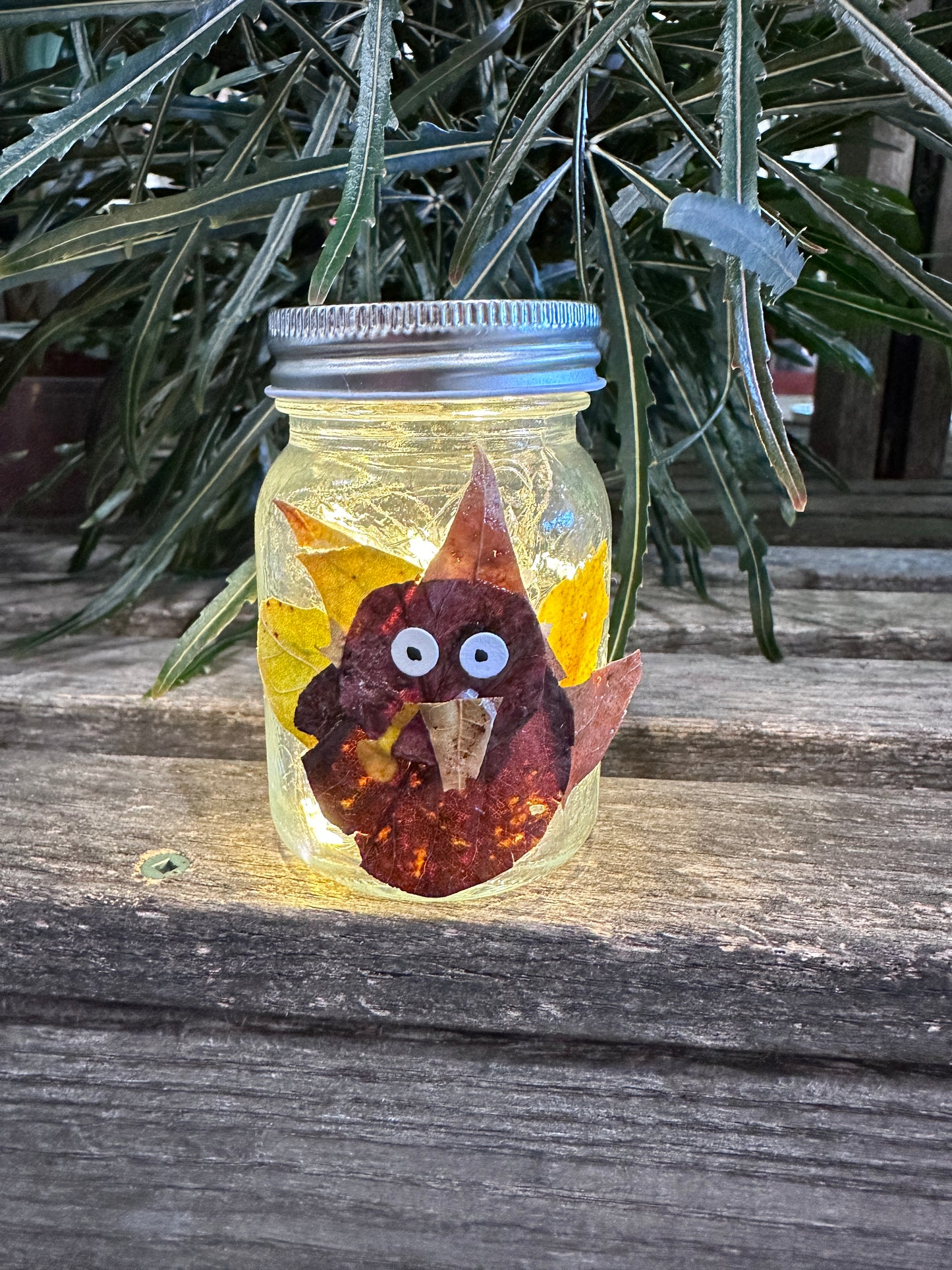 Little Gardener’s: mini, Fall Leaf, Turkey luminaries