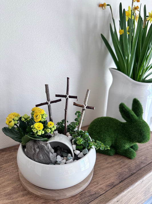 Resurrection Easter planter 3/28/24