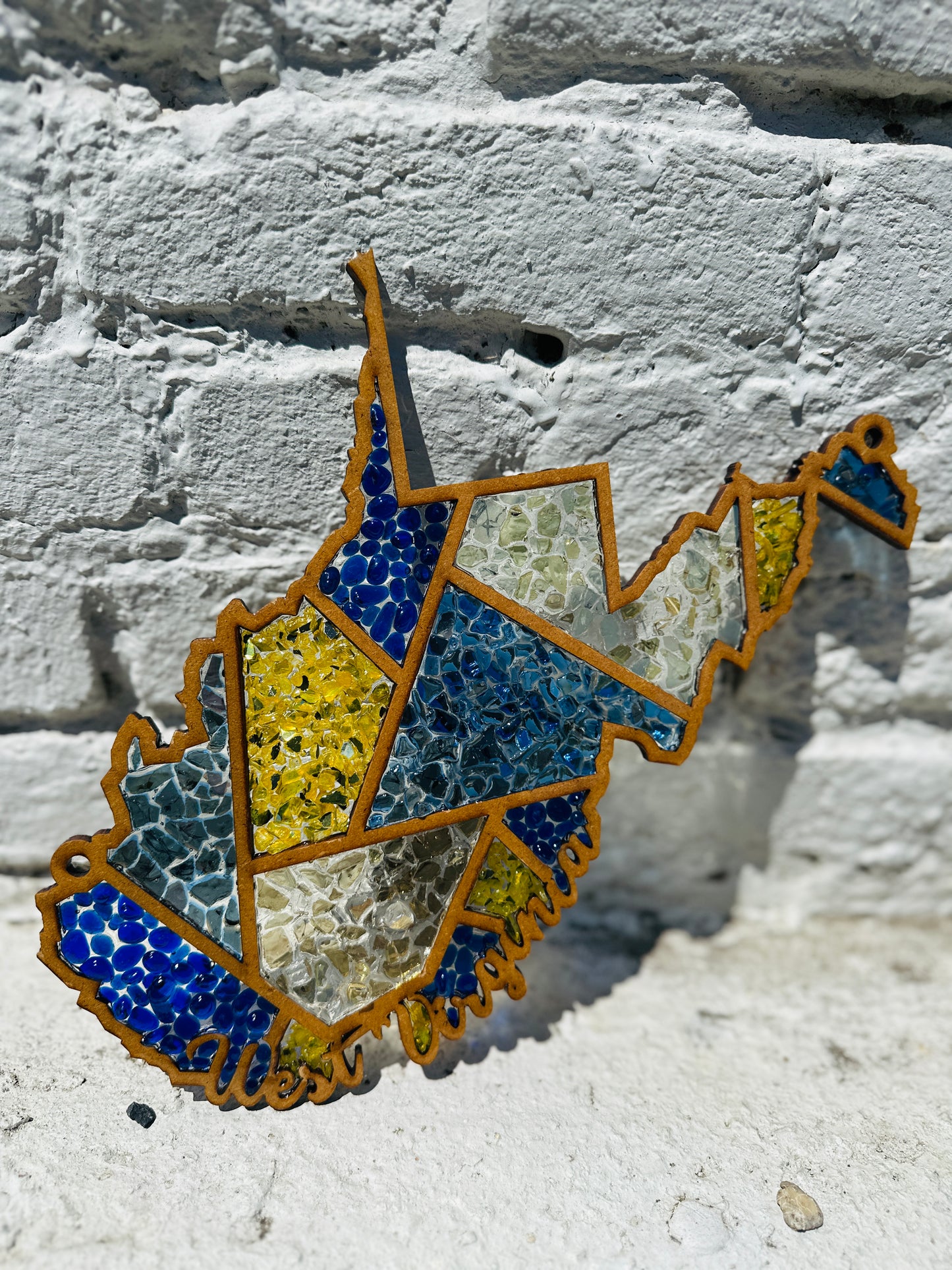 WV crushed glass suncatchers 6/19/26