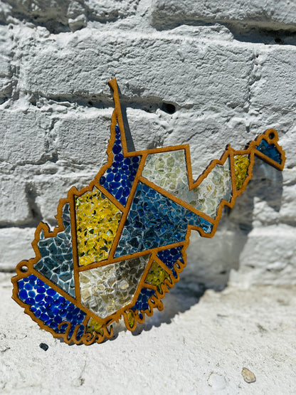 WV crushed glass suncatchers 6/19/26