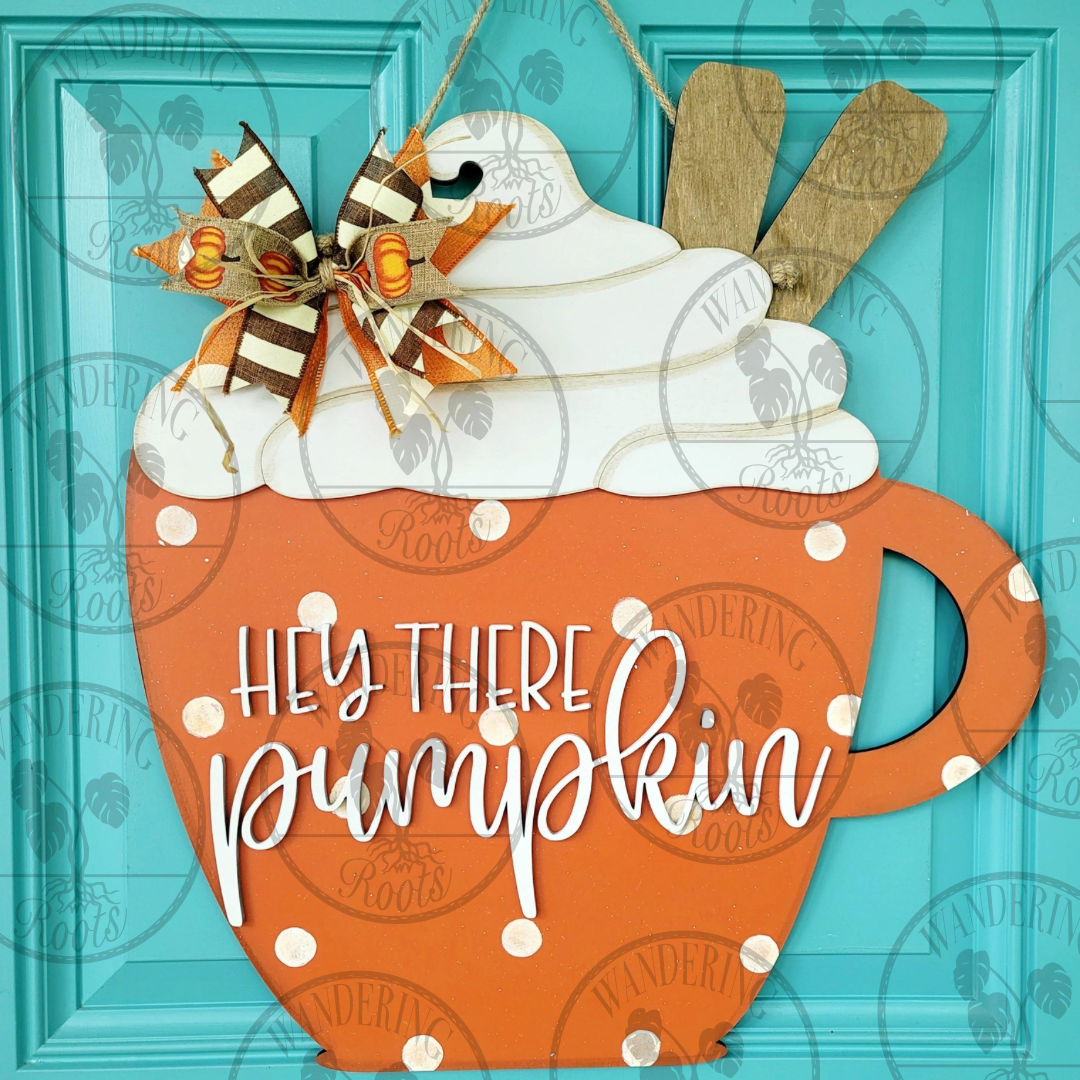 Pumpkin Spice Season (tiered tray set or door hanger)