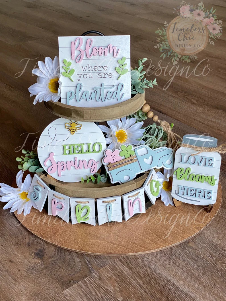Spring & Easter wood decor painting 3/14/25
