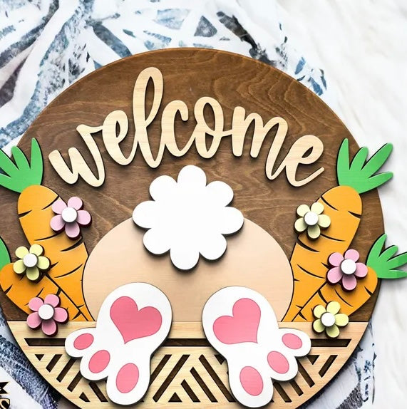 Spring & Easter wood decor painting 3/14/25