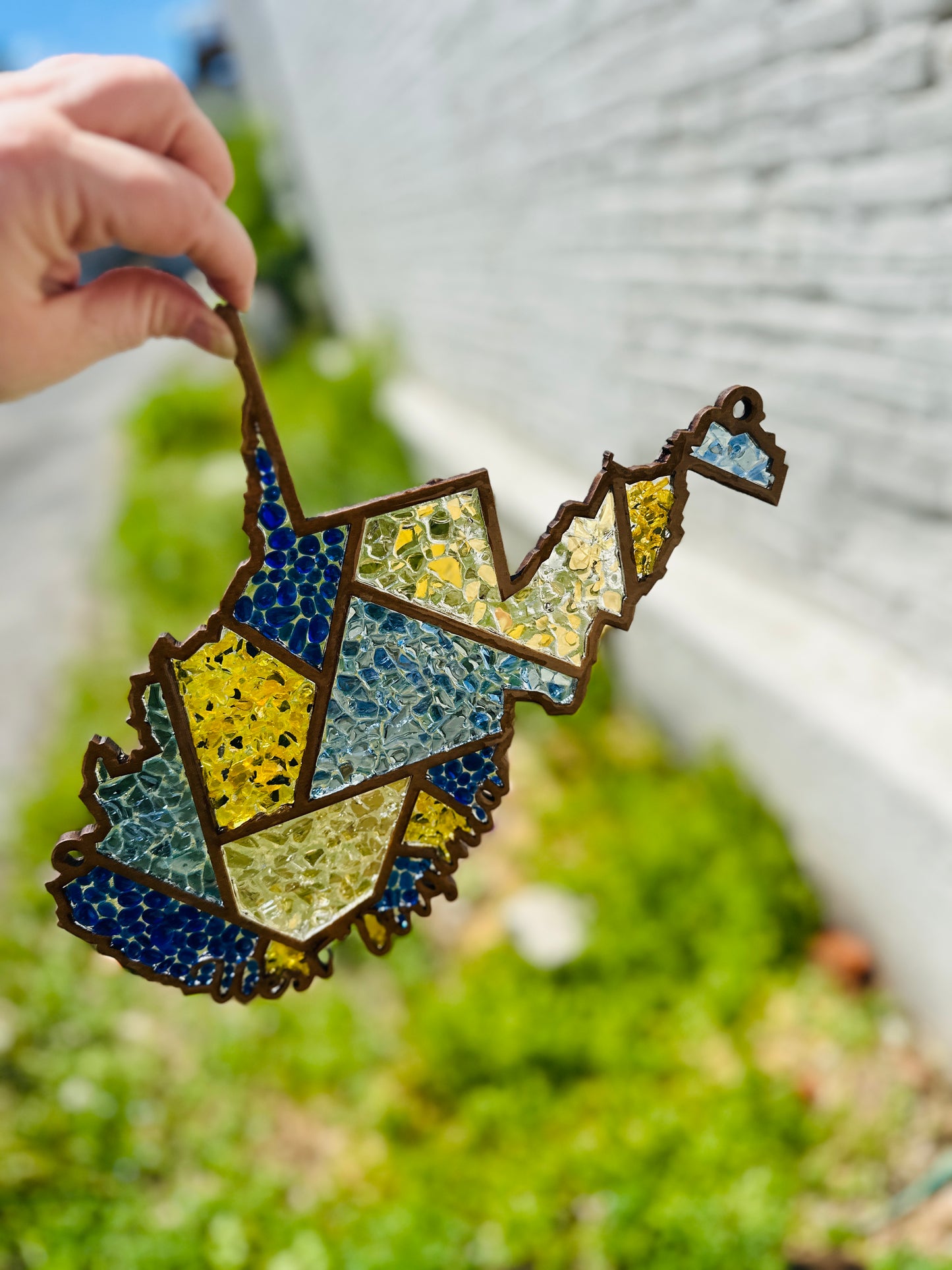 WV Crushed glass suncatcher 6/13/26