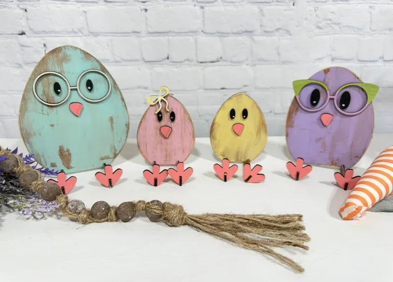 Spring & Easter wood decor painting 3/14/25