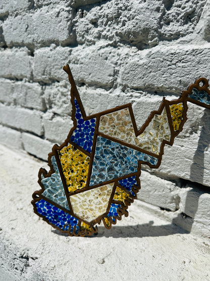 WV Crushed glass suncatcher 6/13/26