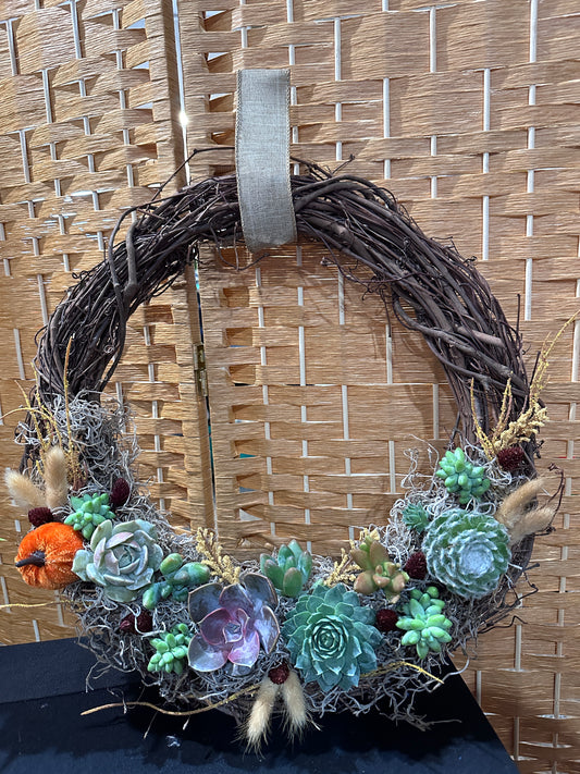 Pre-made Thanksgiving wreath