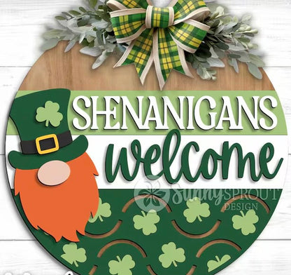 St Patrick's Day door hangers and interchangeable trucks at Wandering Roots 2/27/26