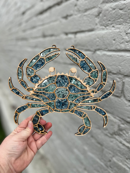 summer crushed glass suncatchers 8/2/26