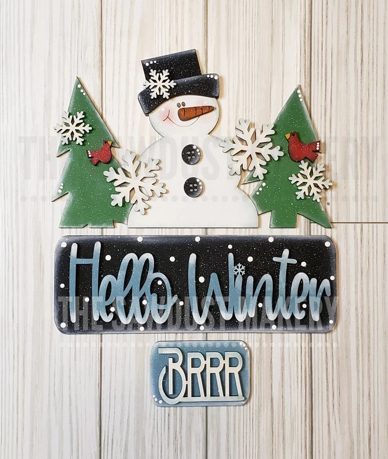 Christmas/ Winter door hangers, and interchangeable trucks 11/21/25