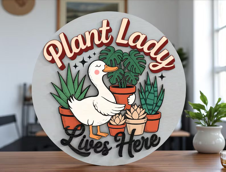 Summer and Plant wooden door hangers 5/16/26