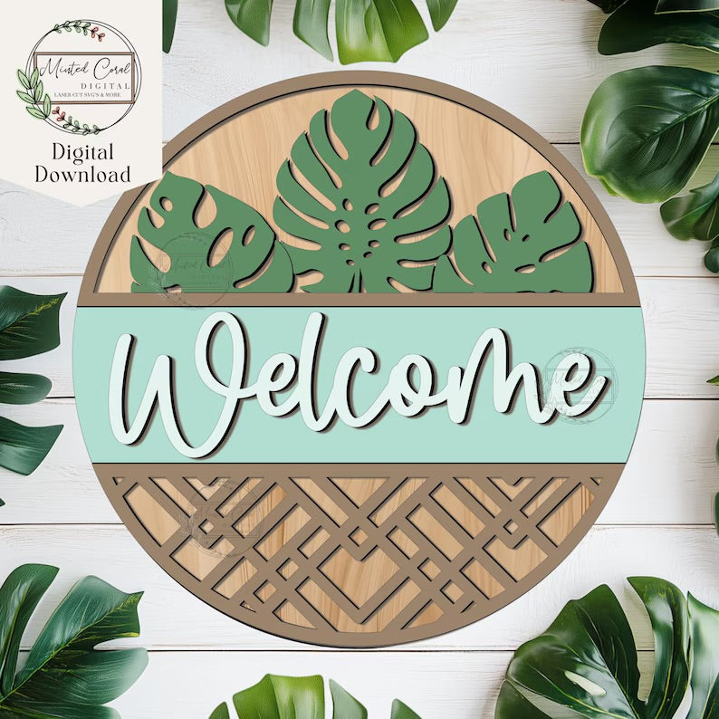 Summer and Plant wooden door hangers 5/16/26