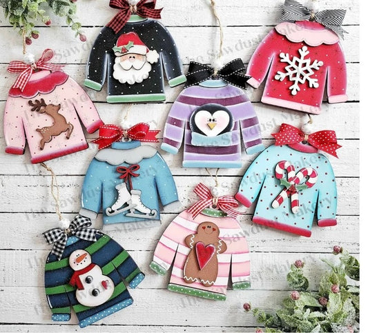 Pop-out ornament party packs