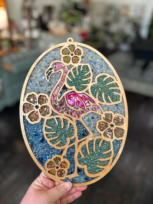 Crushed glass suncatchers 7/26/26