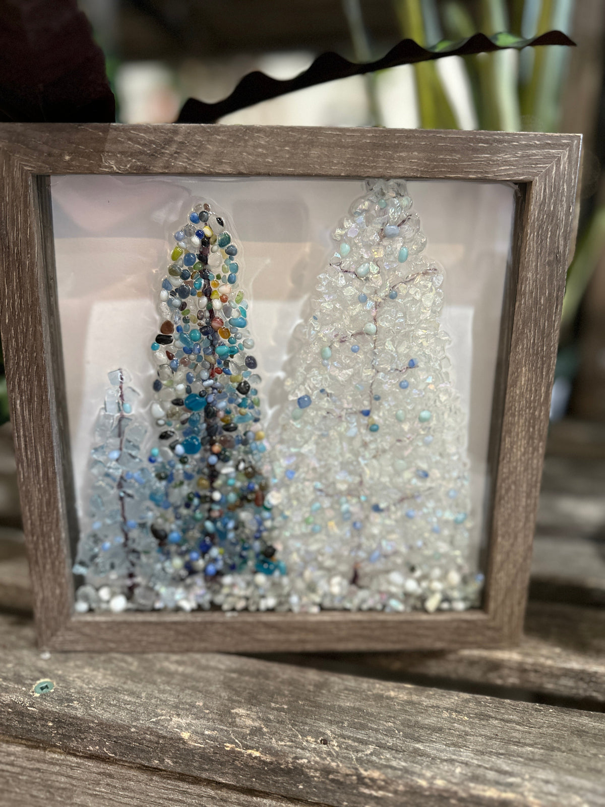 Crushed glass trees 11/22/26