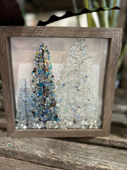 Crushed glass trees 11/22/26