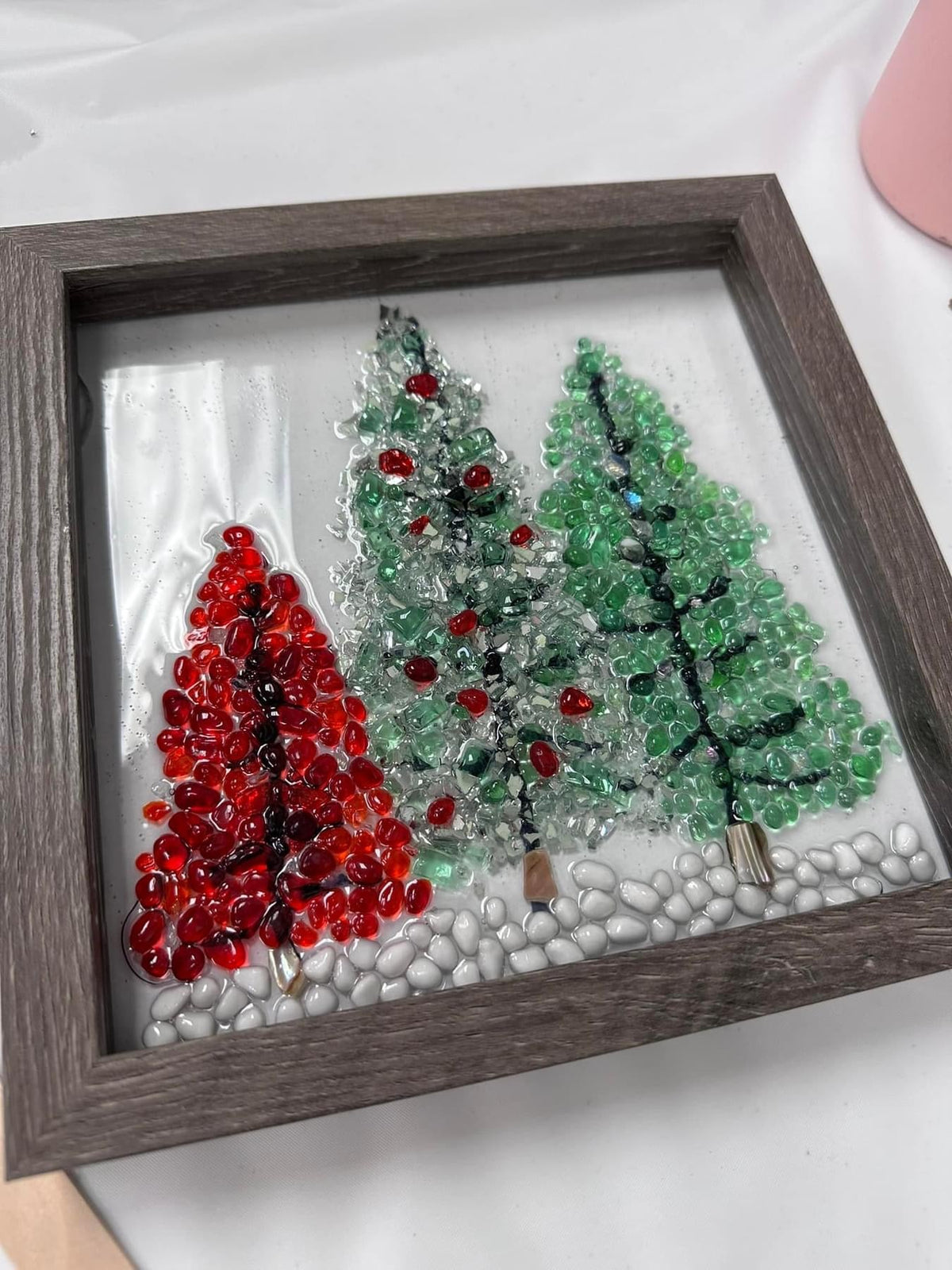 Crushed glass trees 11/22/26