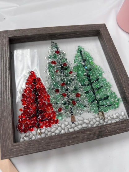 Crushed glass trees 11/22/26