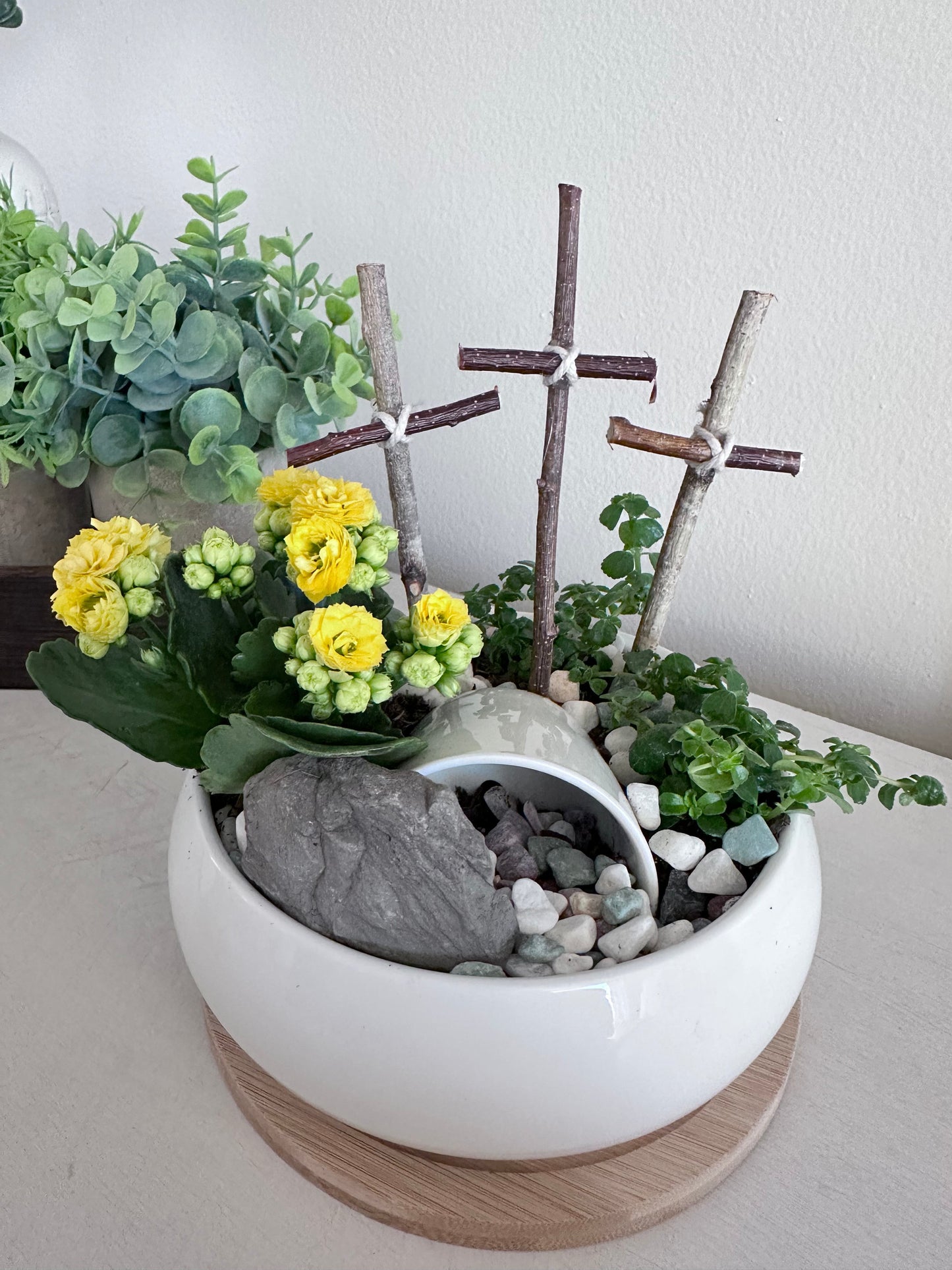 Resurrection Easter planter, Hancock MD 3/18/24